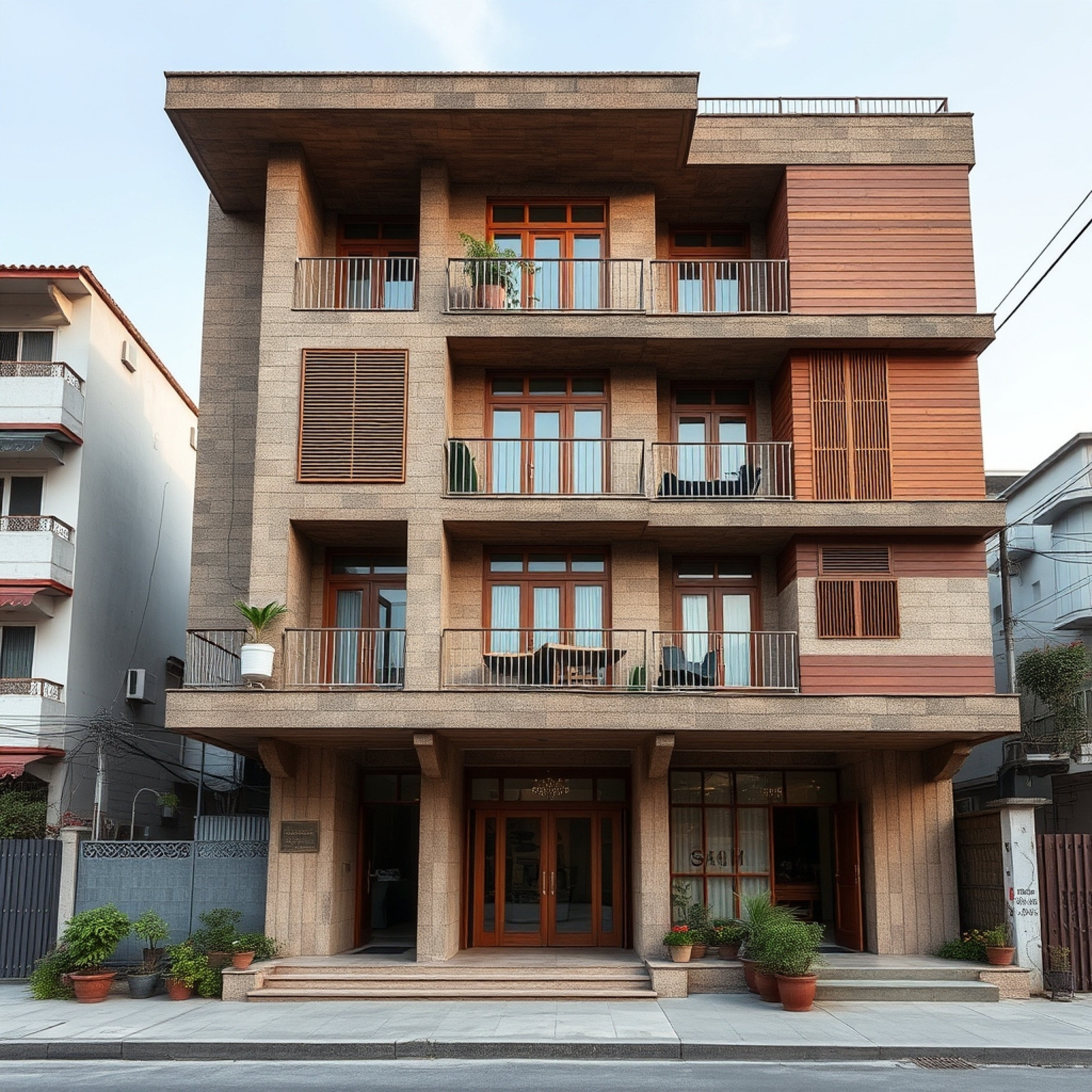 Modern Vernacular: Why the 'Fusion Facade' is Nepal's Best Elevation Strategy