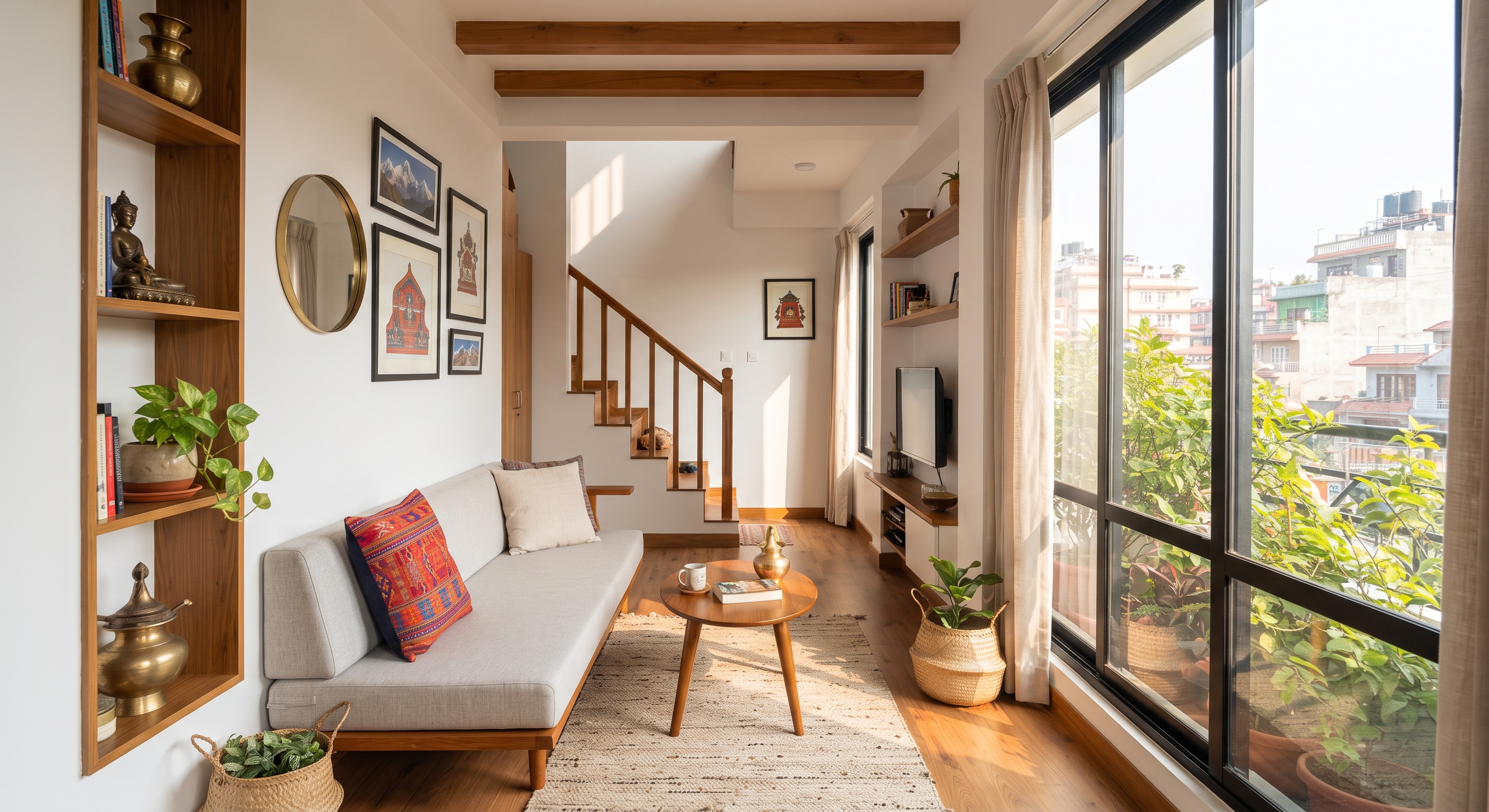 Modern Interior Design Ideas for Narrow Nepali Plot Houses