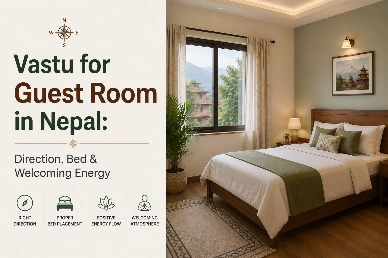 Vastu for Guest Room in Nepal: Direction, Bed & Welcoming Energy