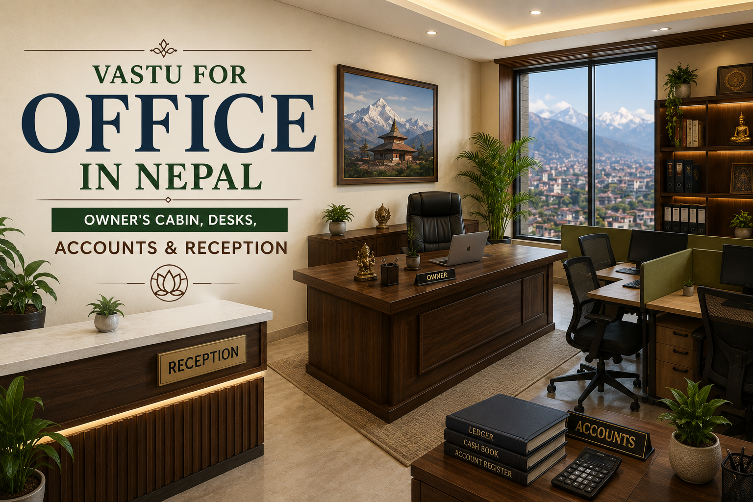 Vastu for Office in Nepal: Owner's Cabin, Desks, Accounts & Reception