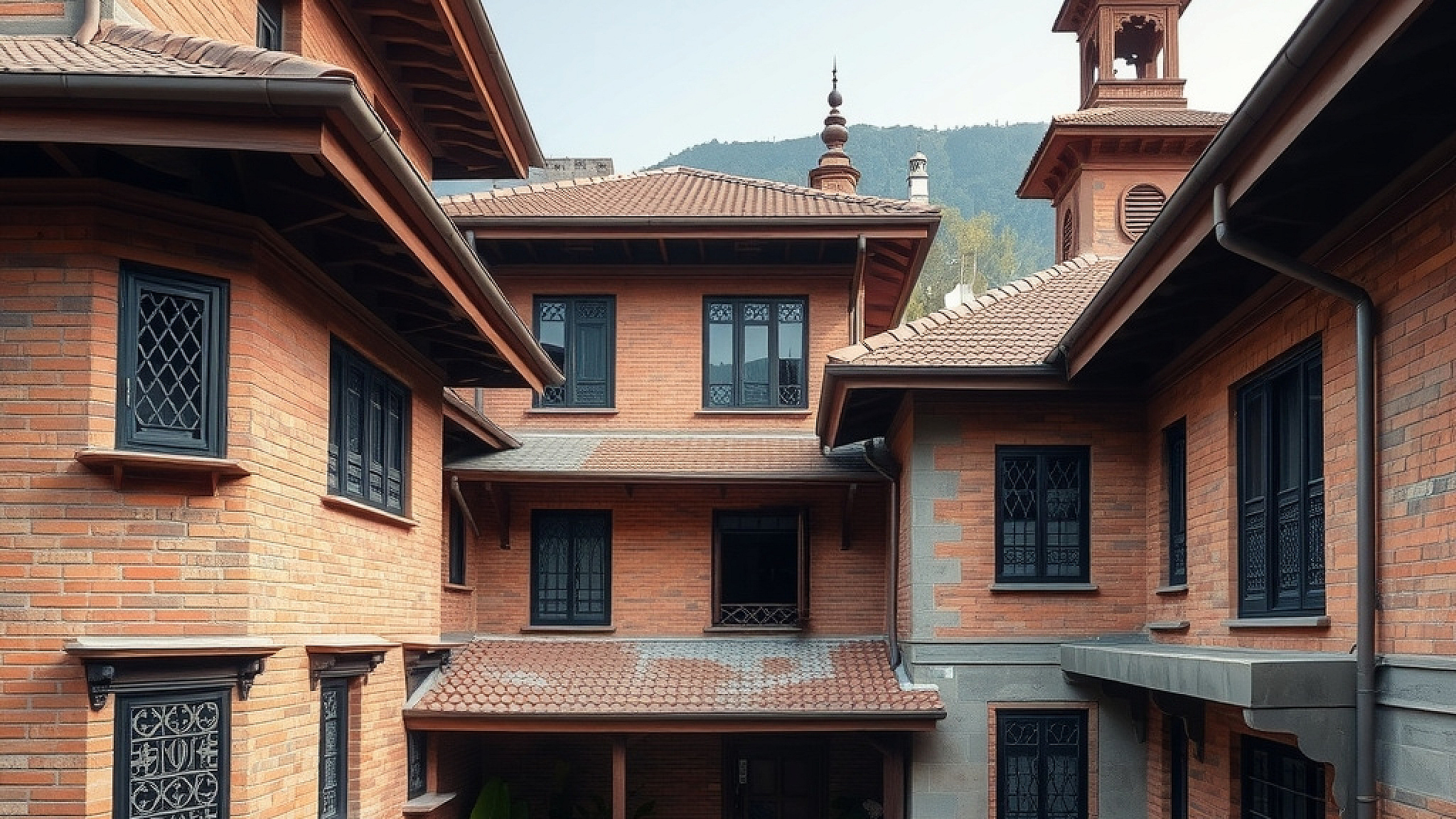 Modern Nepali Facades: Blending Hetauda Brick with Kathmandu Metal