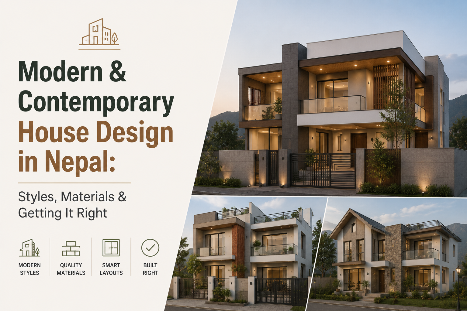 Modern & Contemporary House Design in Nepal: Styles, Materials & Getting It Right