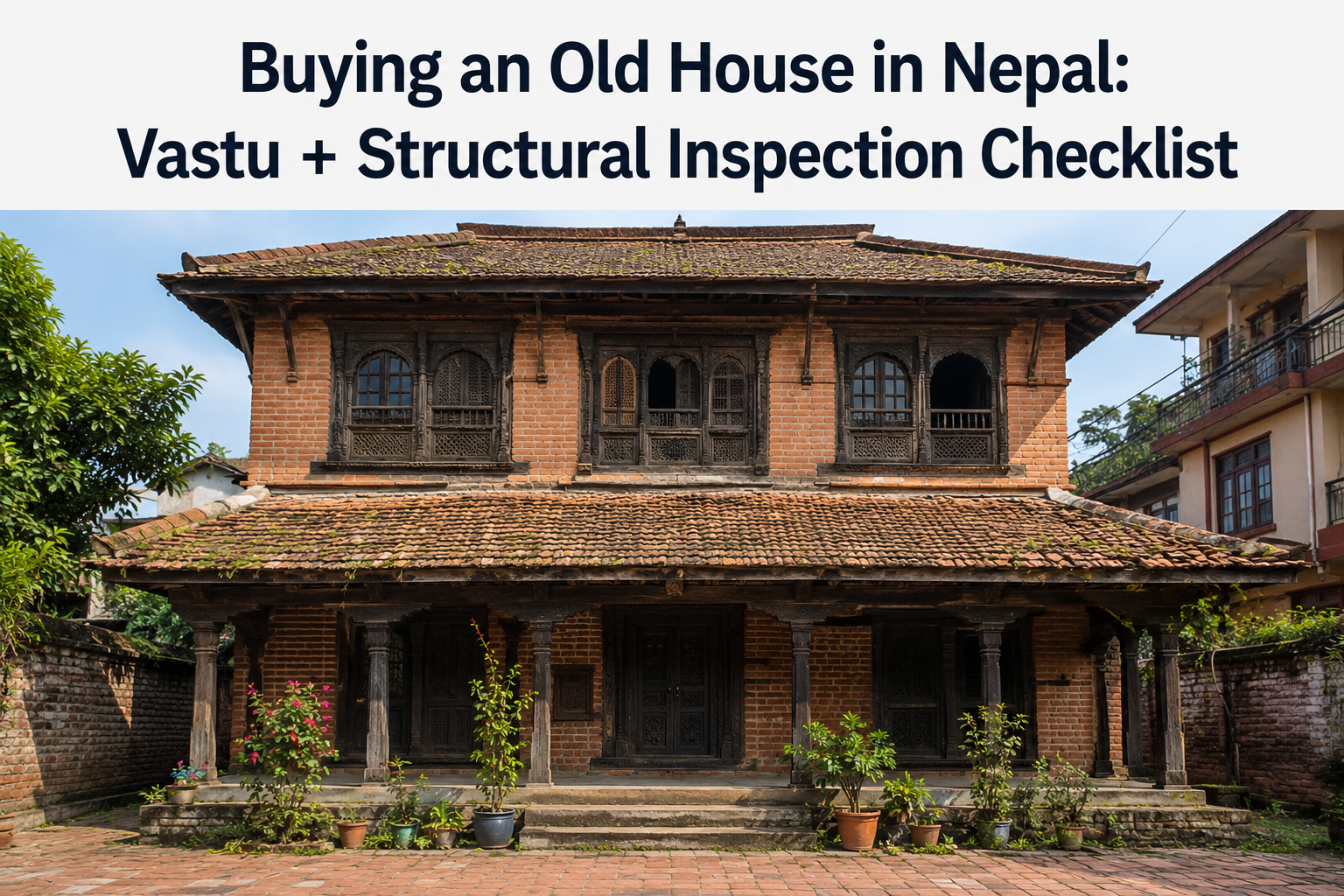 Buying an Old House in Nepal: Vastu + Structural Inspection Checklist