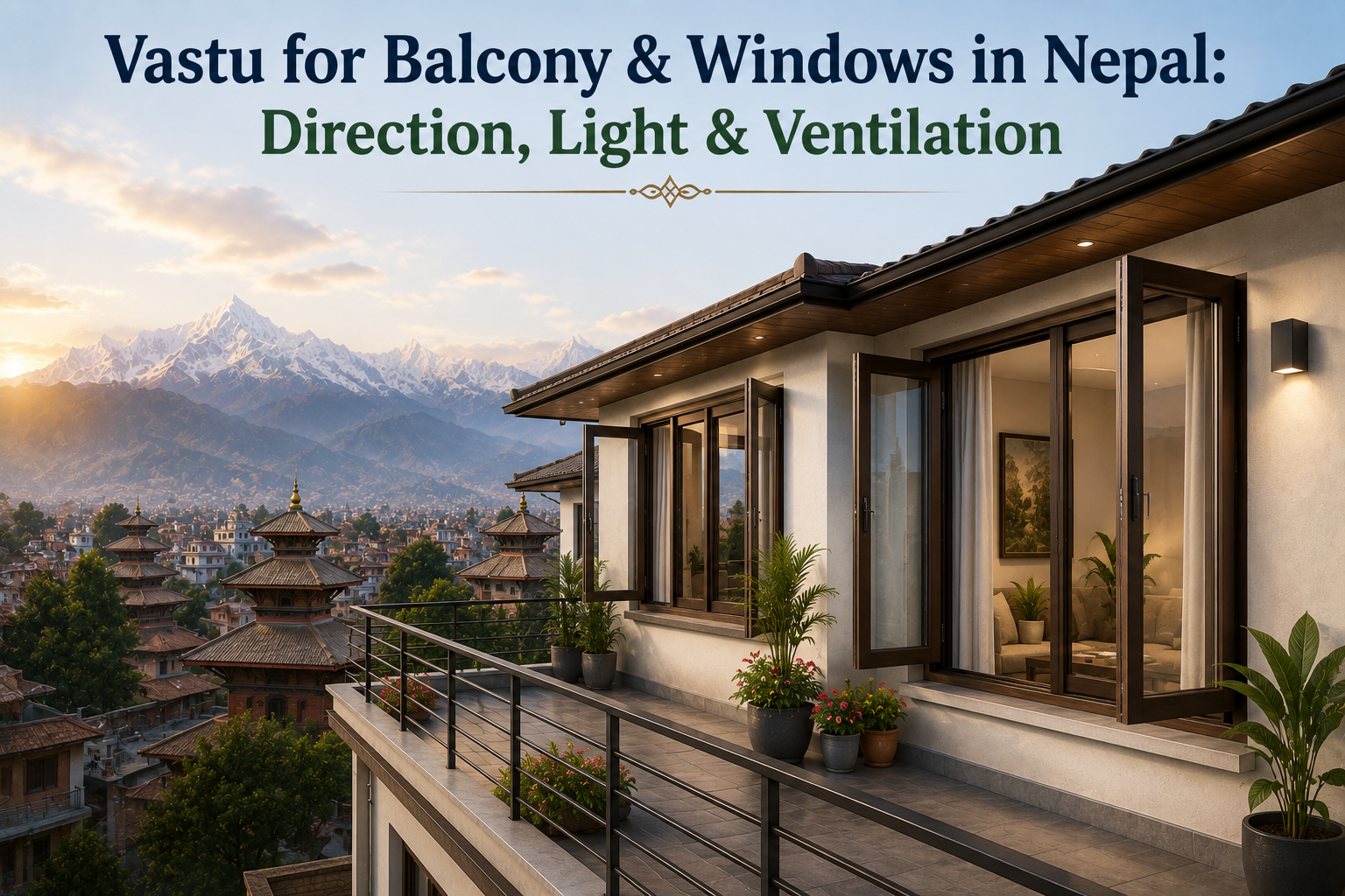 Vastu for Balcony & Windows in Nepal: Direction, Light & Ventilation