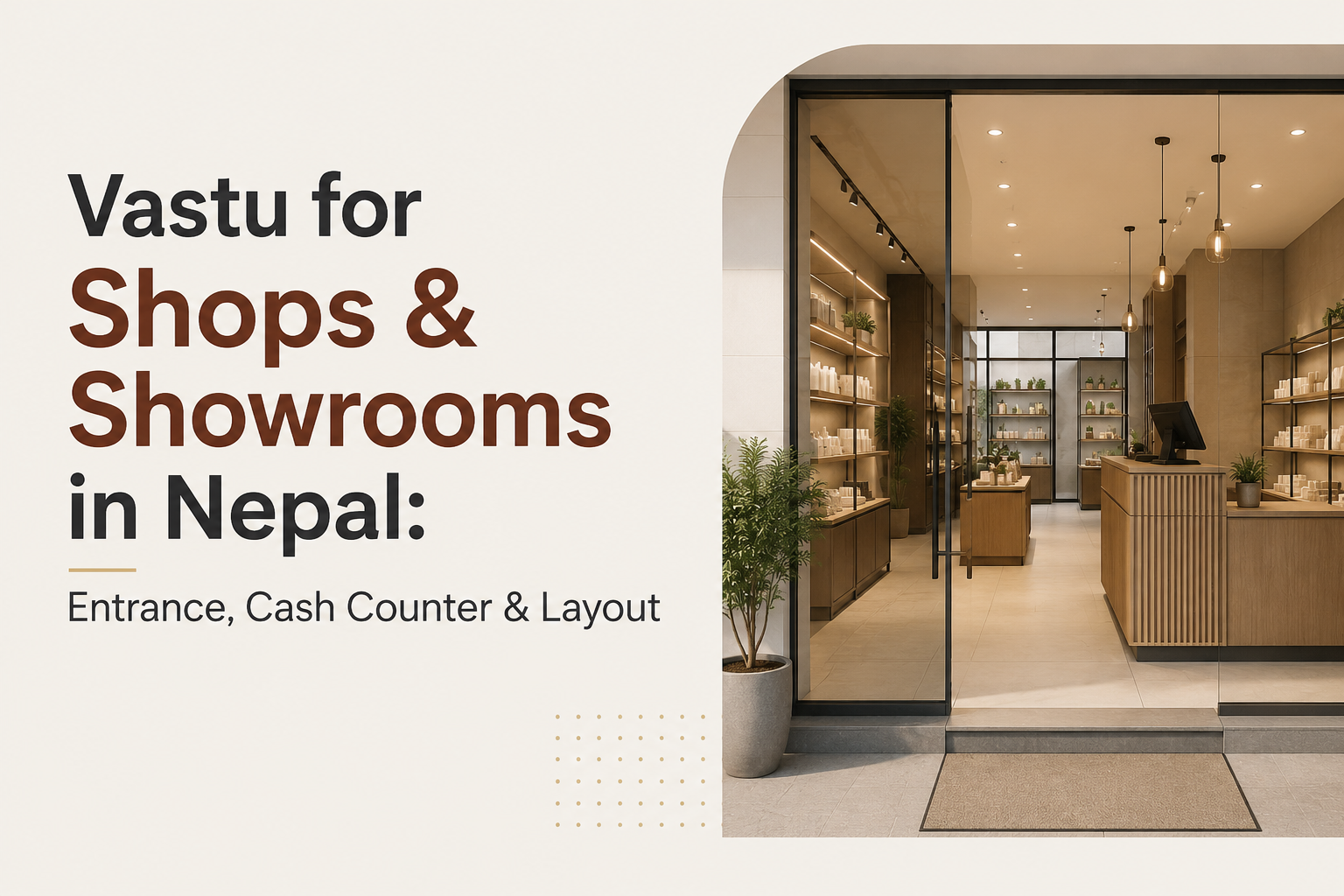 Vastu for Shops & Showrooms in Nepal: Entrance, Cash Counter & Layout