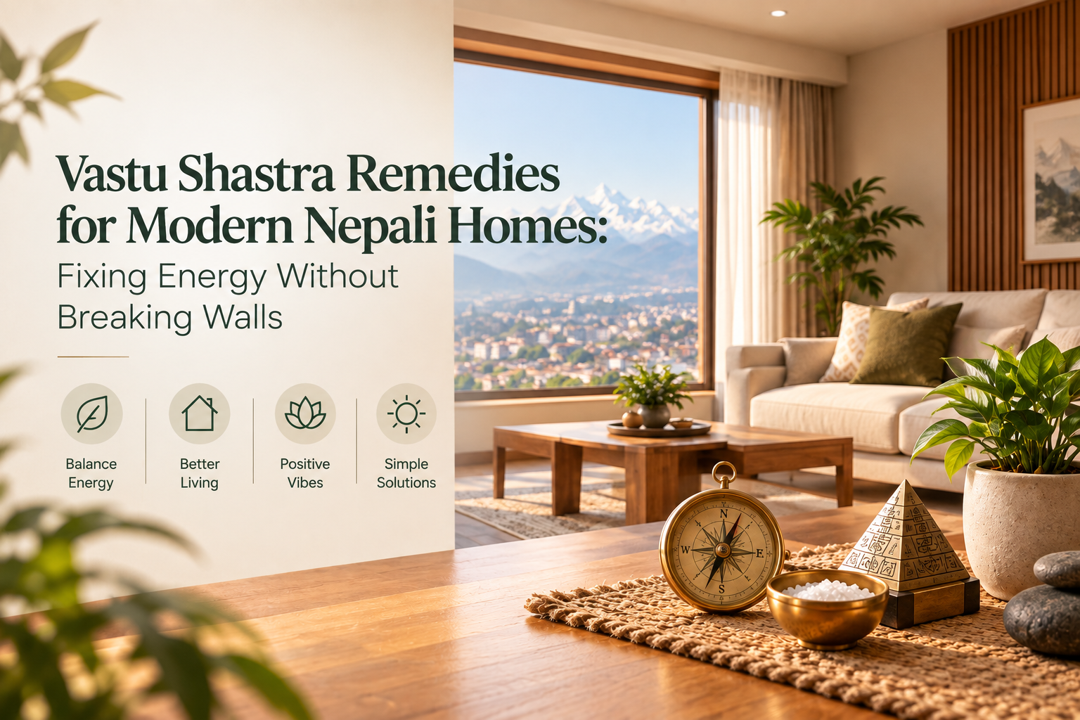 Vastu Shastra Remedies for Modern Nepali Homes: Fixing Energy Without Breaking Walls